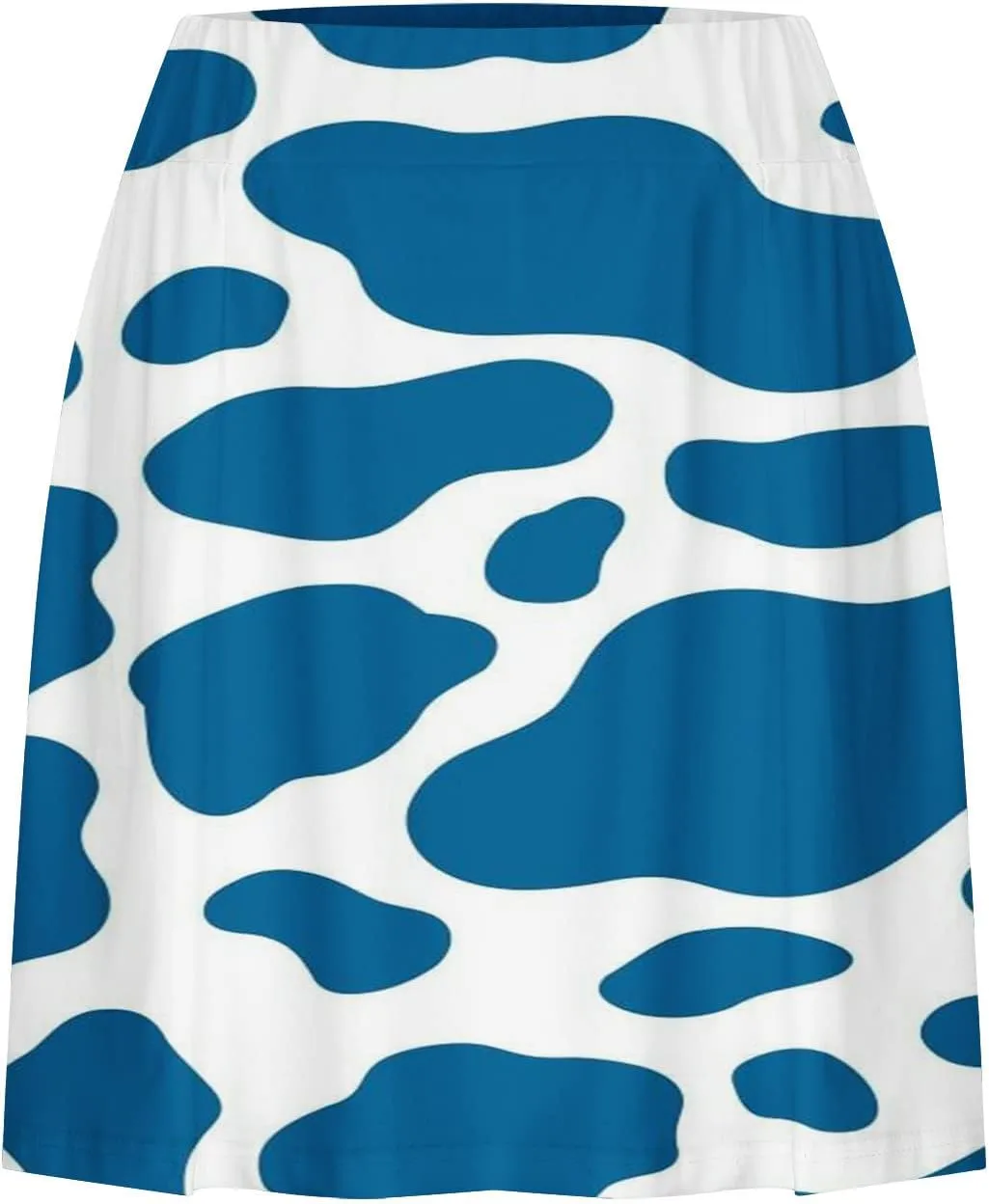 LFEOOST Women Tennis Skirt Golf Skorts Cow Print Athletic High Waisted Inner Shorts Sport Workout Pleated Pickleball Short