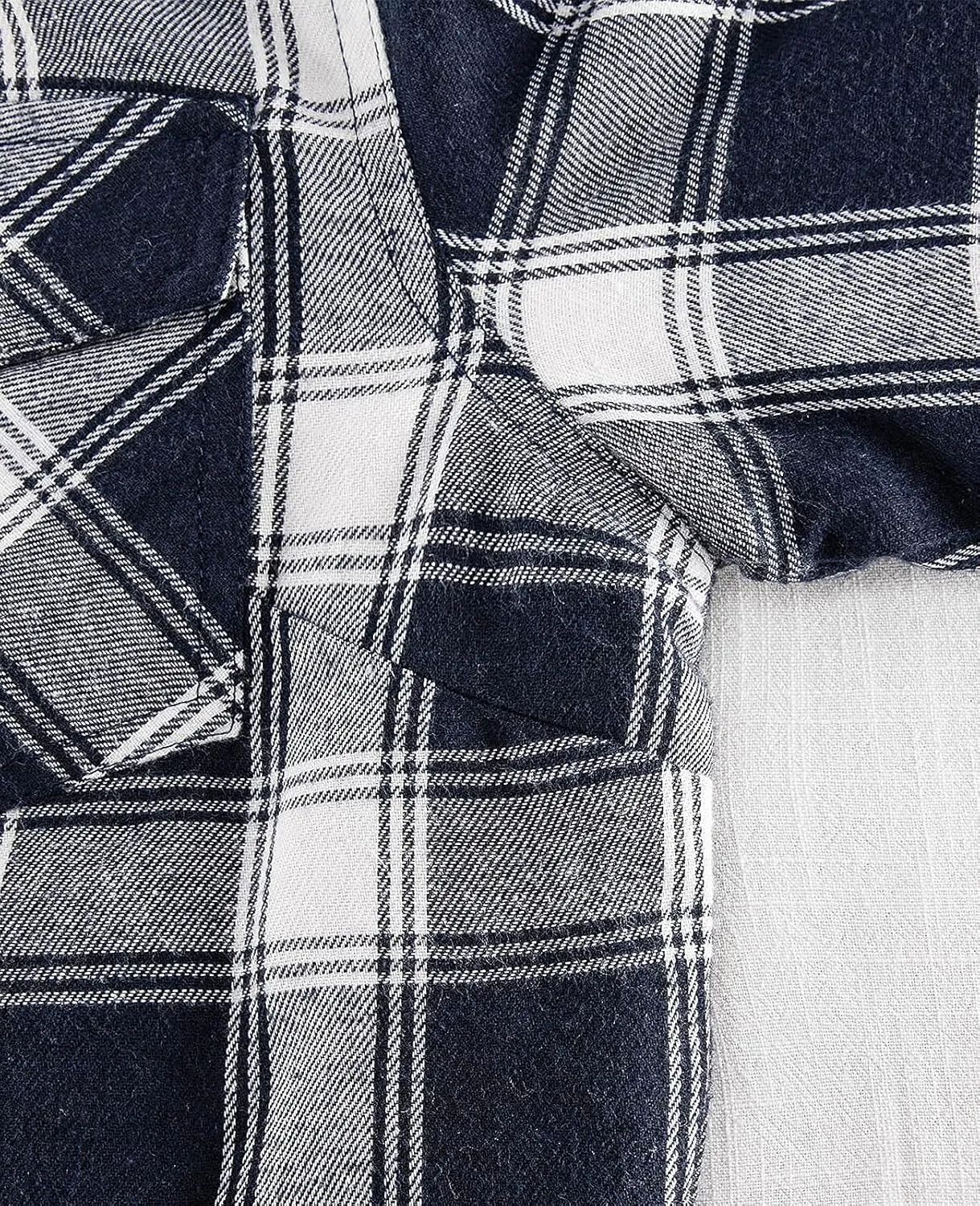 Lisskolo Women's Sherpa Flannel Jacket with Hand Pockets,Warm Fleece Lined Button Up Plaid Flannel Shirt Jackets