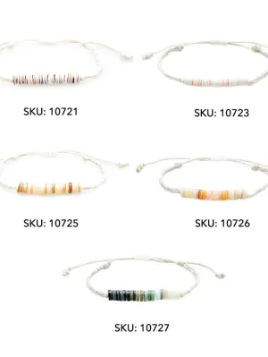 Lotus and Luna | Sage Braided Puka | 10721