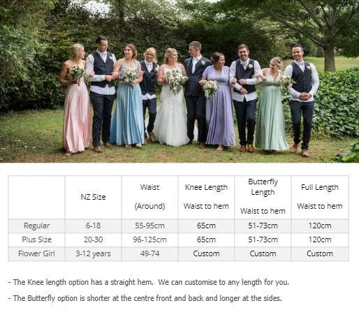 Luxe Avocado Flower Girl Infinity dress Express NZ wide