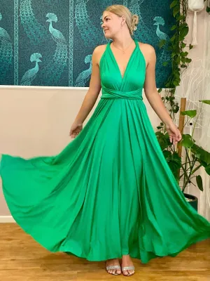 Luxe Emerald Convertible Infinity bridesmaid dress Express NZ wide