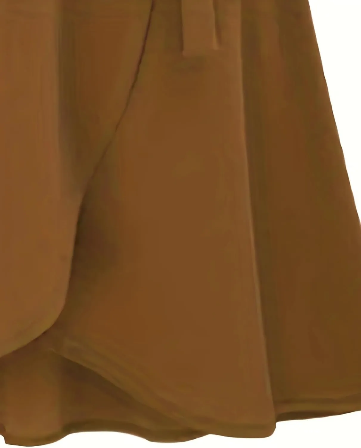 Melliflo Women's High Waist A-Line Slit Irregular Bow Skirt Casual Beach Flowy Swing Long Skirts