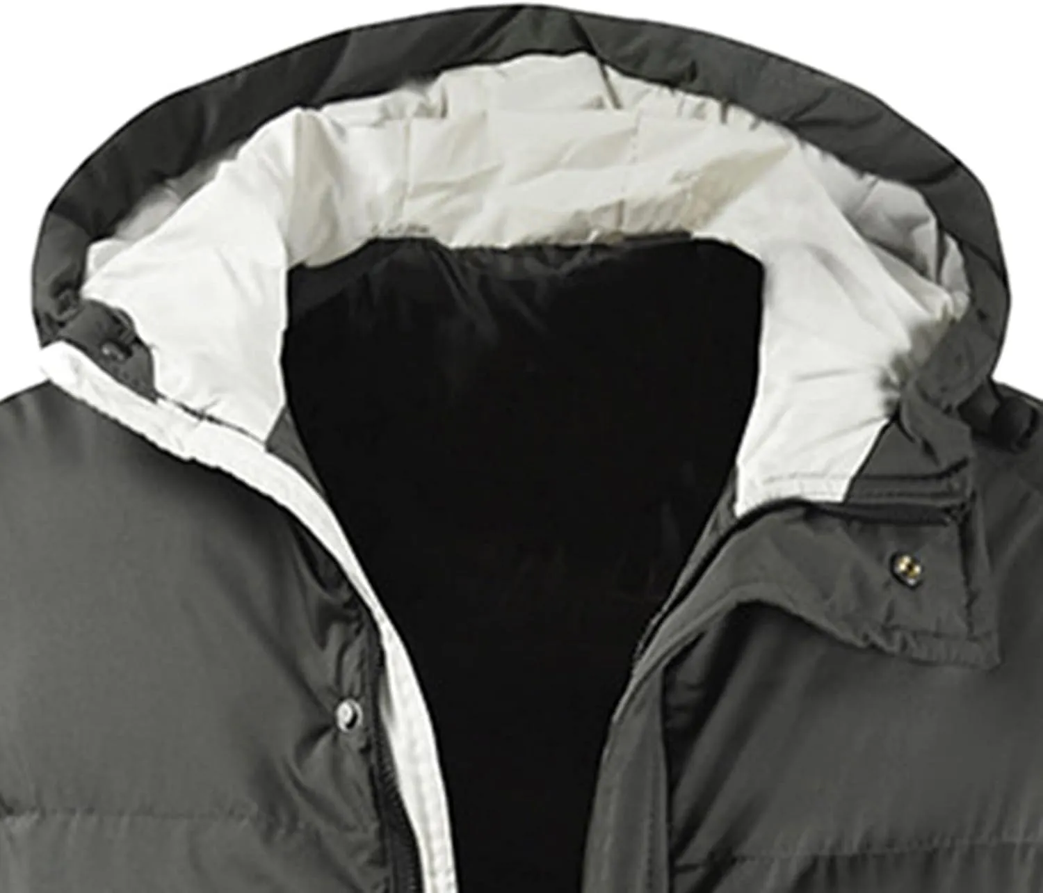 Mens Autumn And Winter Fashion Casual Solid Color Padded Warm Cotton Coat Cotton Padded Winter Jackets Men