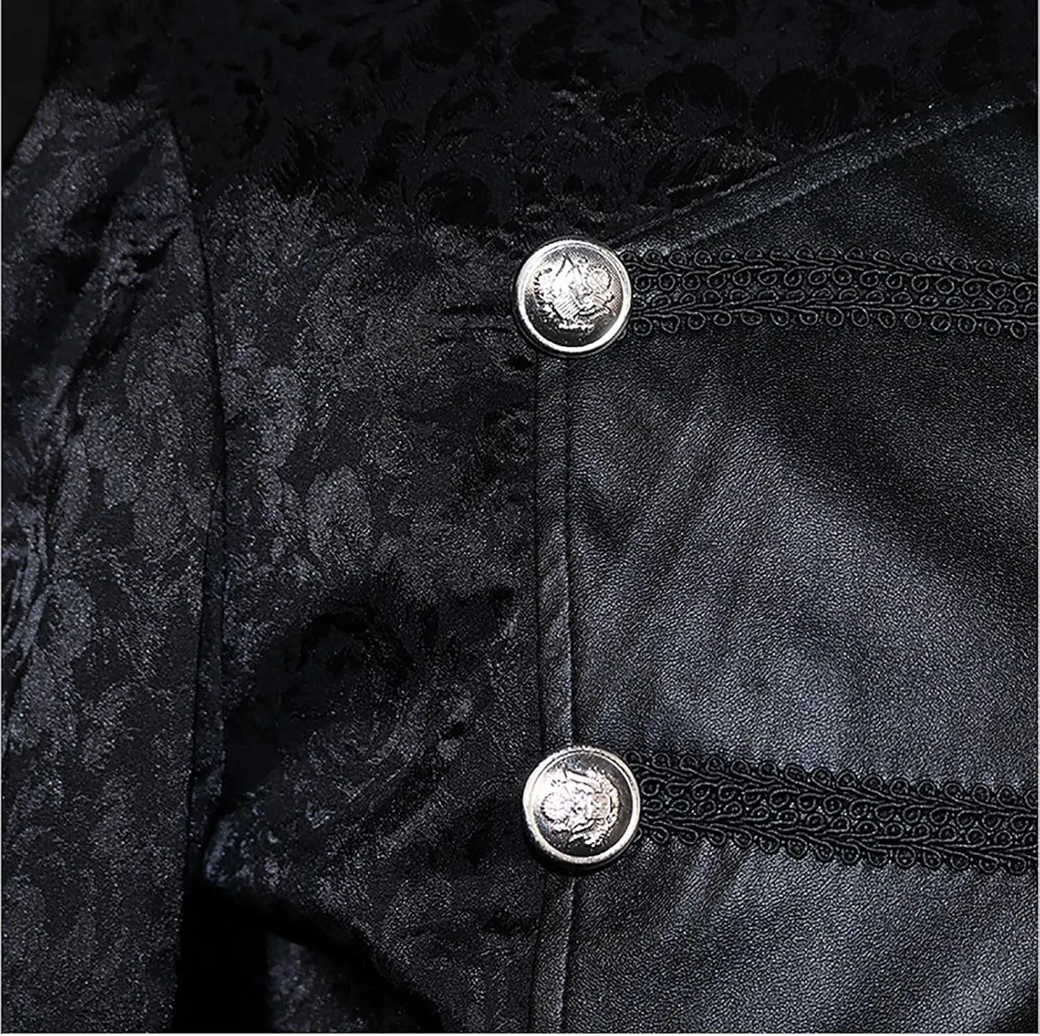 Men's Fashion Halloween Coats Windbreaker Plus Size Hooded Jacket Steampunk Zip Up Jackets Vintage Outwear
