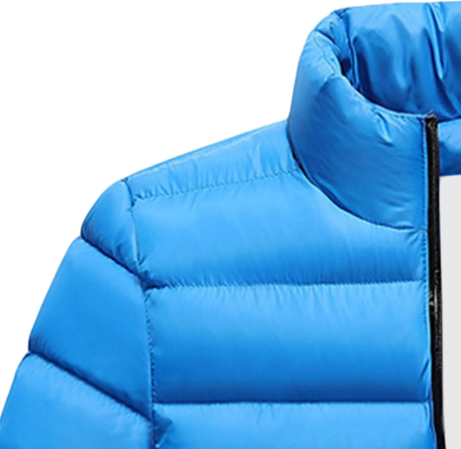 Men's Winter Jackets Male Cotton Padded Hoodless Long Sleeve Coat Man Warm Casual Skinny Quilted Jacket