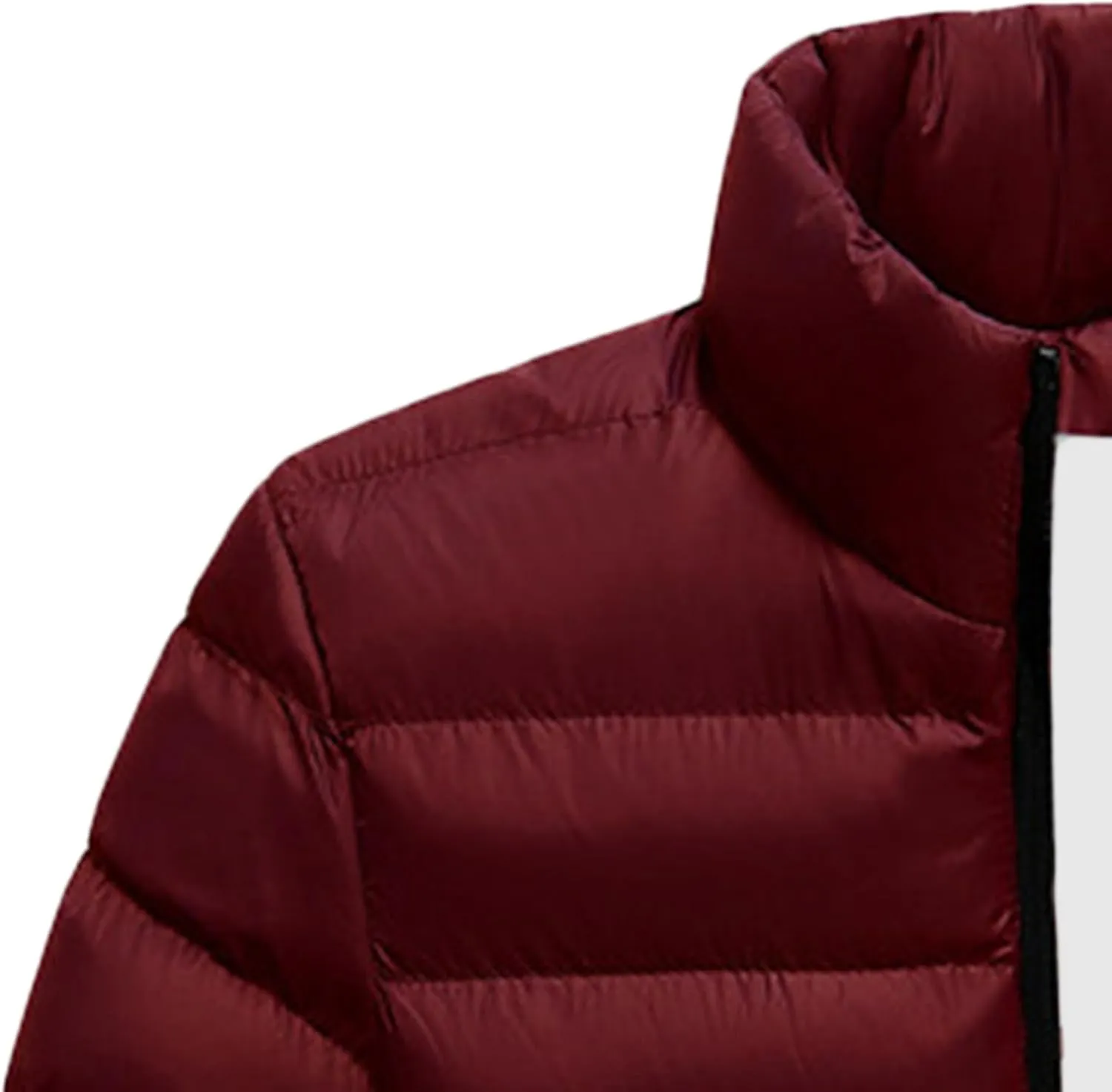 Men's Winter Jackets Male Cotton Padded Hoodless Long Sleeve Coat Man Warm Casual Skinny Quilted Jacket