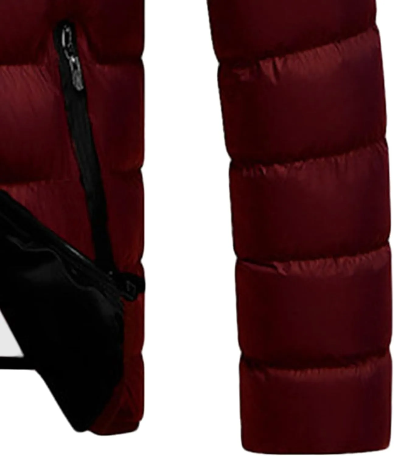 Men's Winter Jackets Male Cotton Padded Hoodless Long Sleeve Coat Man Warm Casual Skinny Quilted Jacket