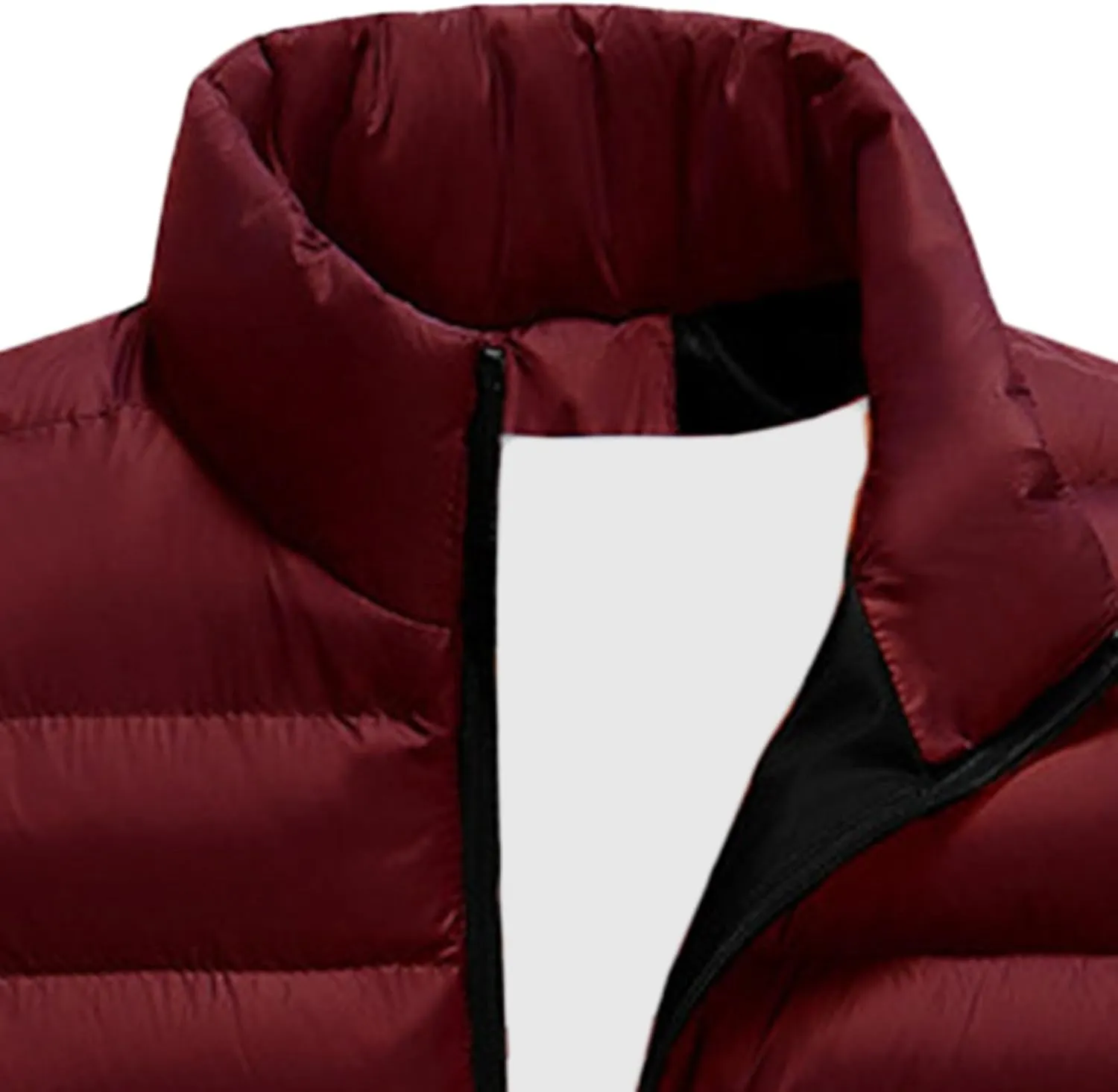 Men's Winter Jackets Male Cotton Padded Hoodless Long Sleeve Coat Man Warm Casual Skinny Quilted Jacket