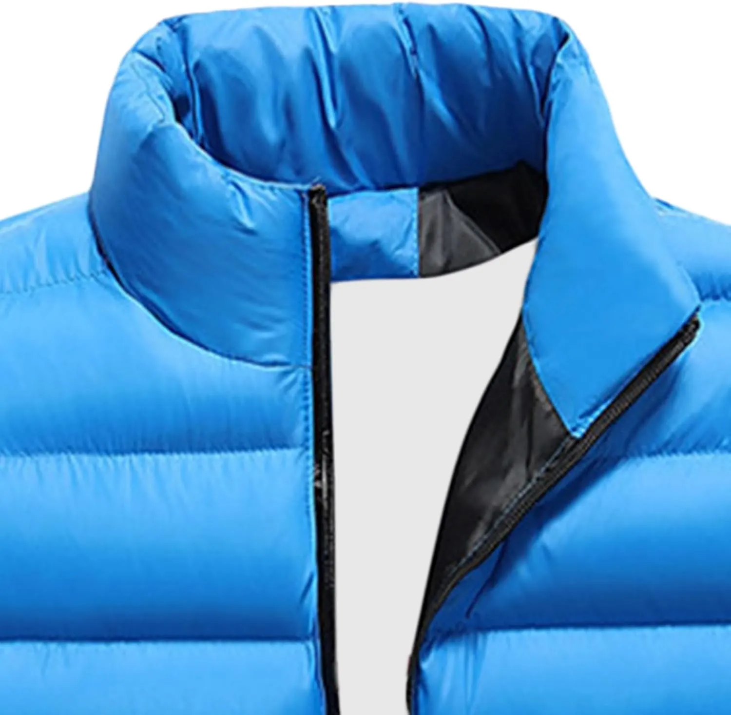 Men's Winter Jackets Male Cotton Padded Hoodless Long Sleeve Coat Man Warm Casual Skinny Quilted Jacket
