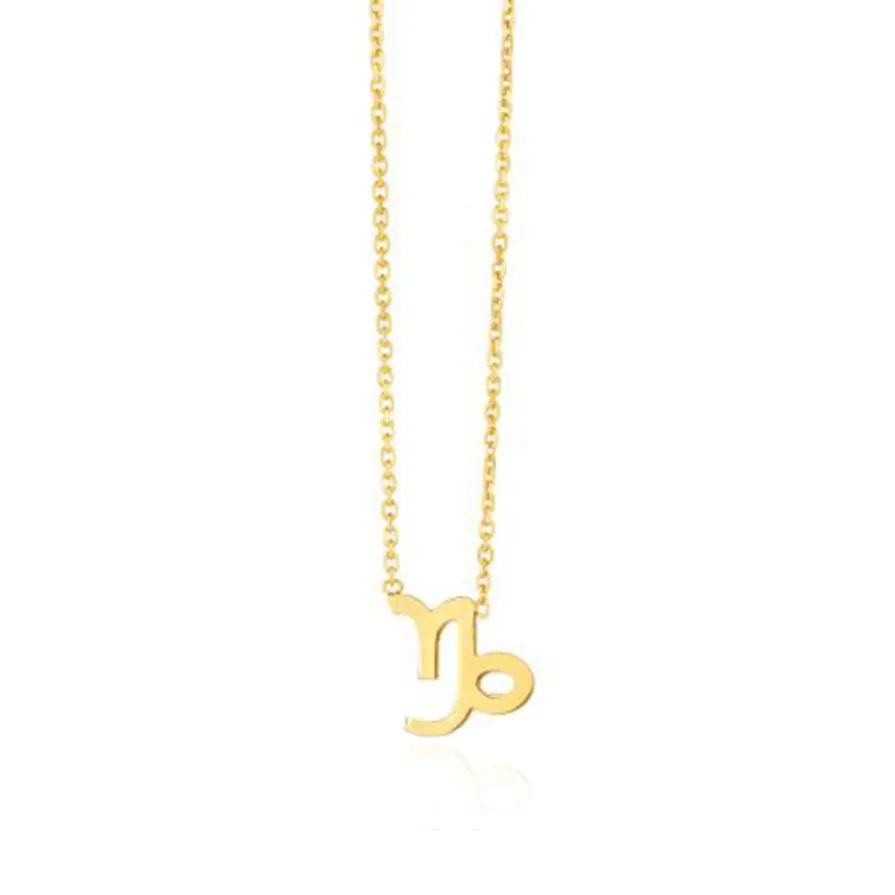 Mini Gold Zodiac Necklace