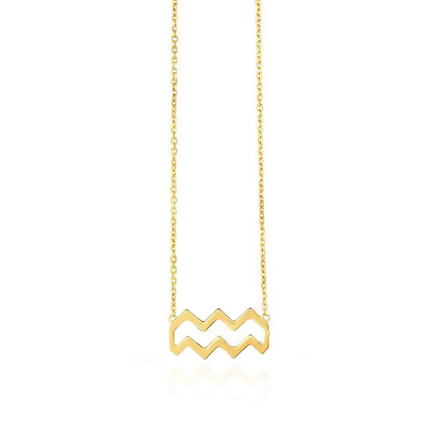 Mini Gold Zodiac Necklace