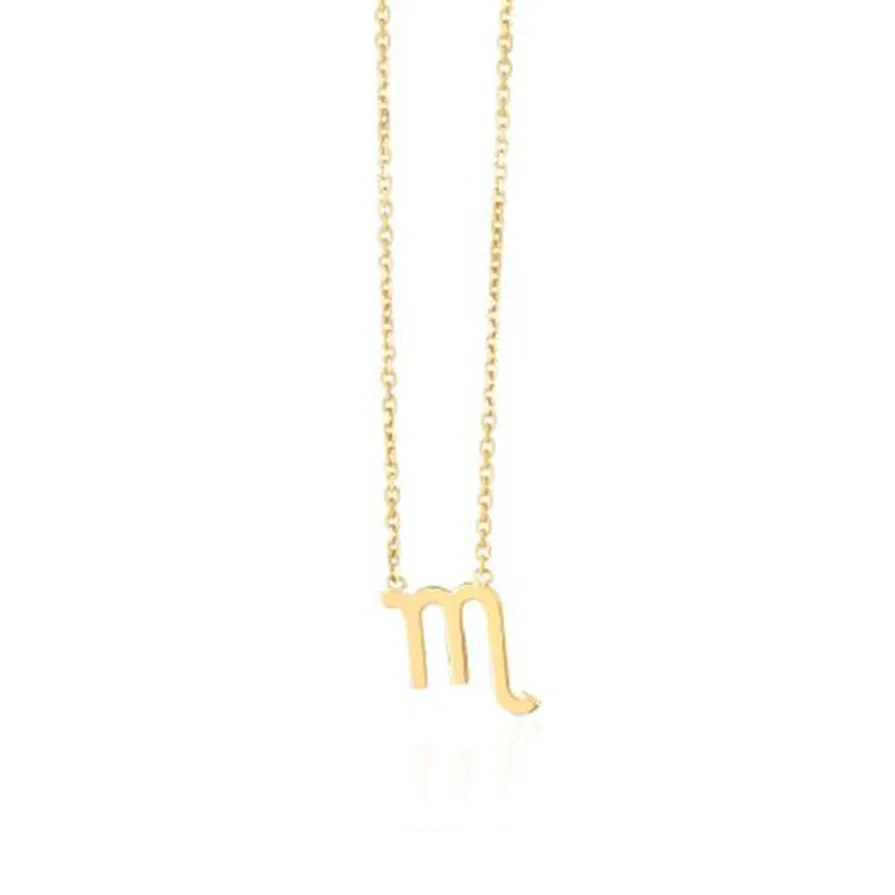 Mini Gold Zodiac Necklace