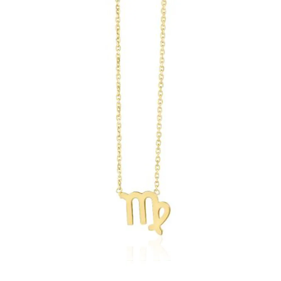 Mini Gold Zodiac Necklace