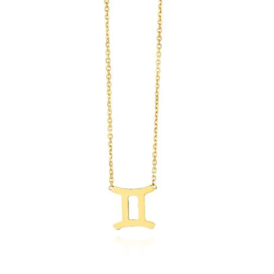 Mini Gold Zodiac Necklace