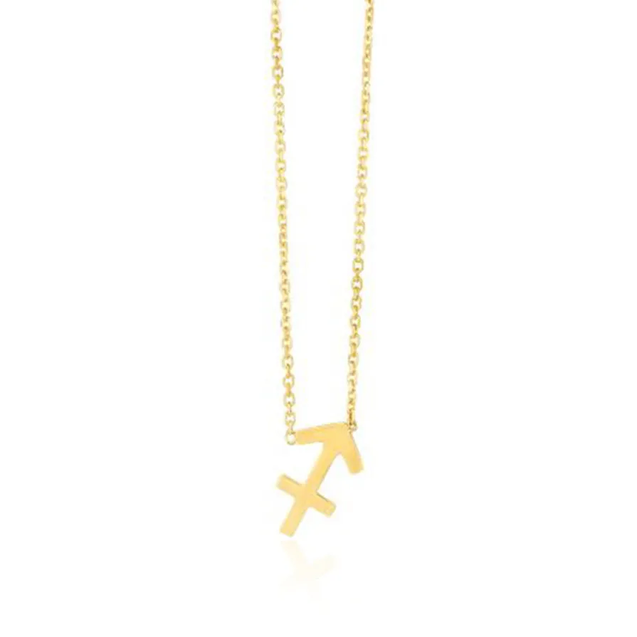 Mini Gold Zodiac Necklace