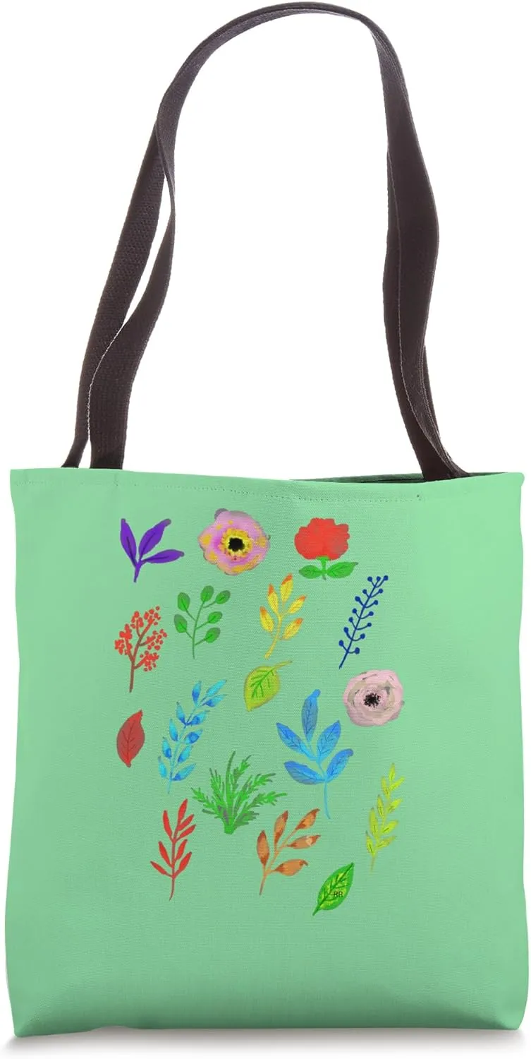 Mother's Day Botanical Flowers Lovers Tote Bag