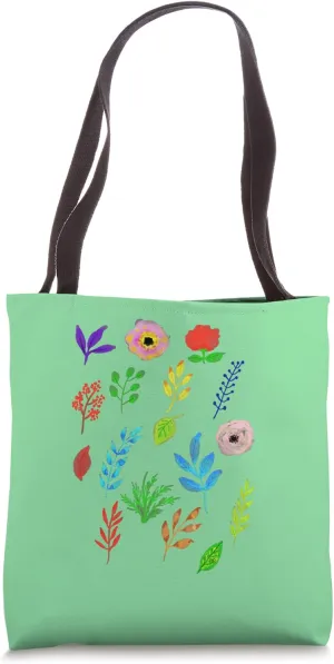Mother's Day Botanical Flowers Lovers Tote Bag