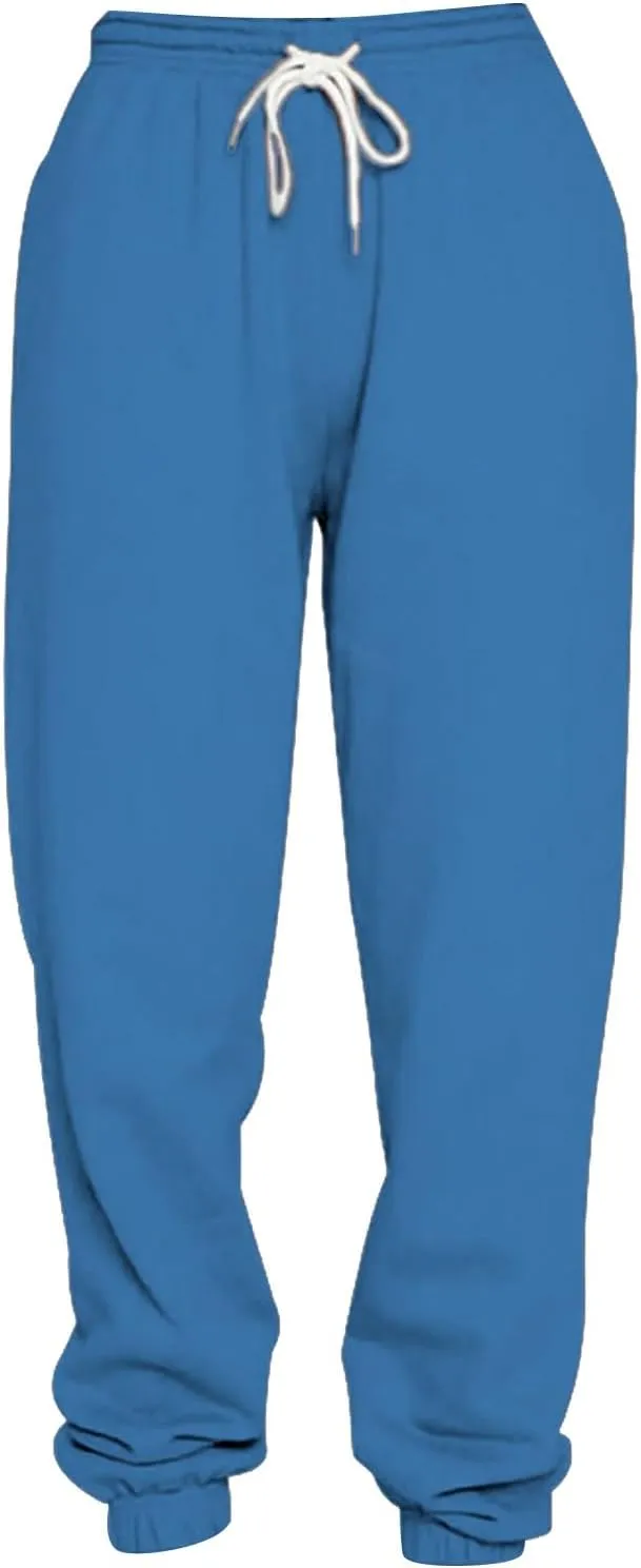 Muyise Fleece Lined Joggers for Women High Waisted Drawstring Thermal Sweatpants Workout Pants Running Pants with Pockets