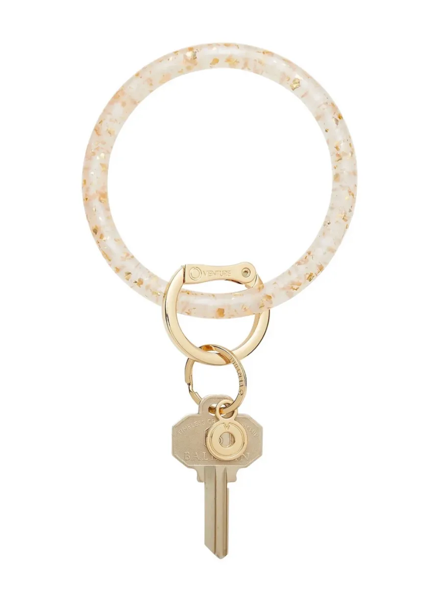 OVENTURE | Resing Big O Key Ring - 24 Karat