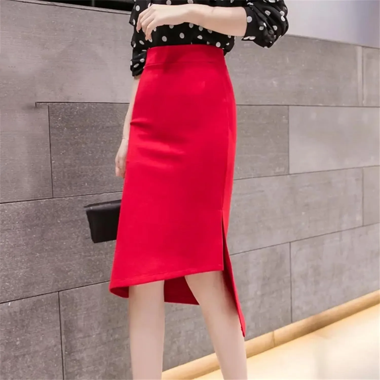 Oversized High Waist Long Skirts Korean Midi Skirt Women Ladies Streetwear Skirt