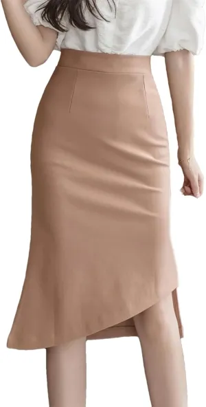Oversized High Waist Long Skirts Korean Midi Skirt Women Ladies Streetwear Skirt