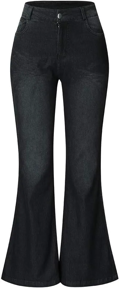 Pants Mid Denim Womens Pants Trousers Casual Waisted Lace Jeans Up Women's Jeans Pants Jeans for Women Trendy Plus