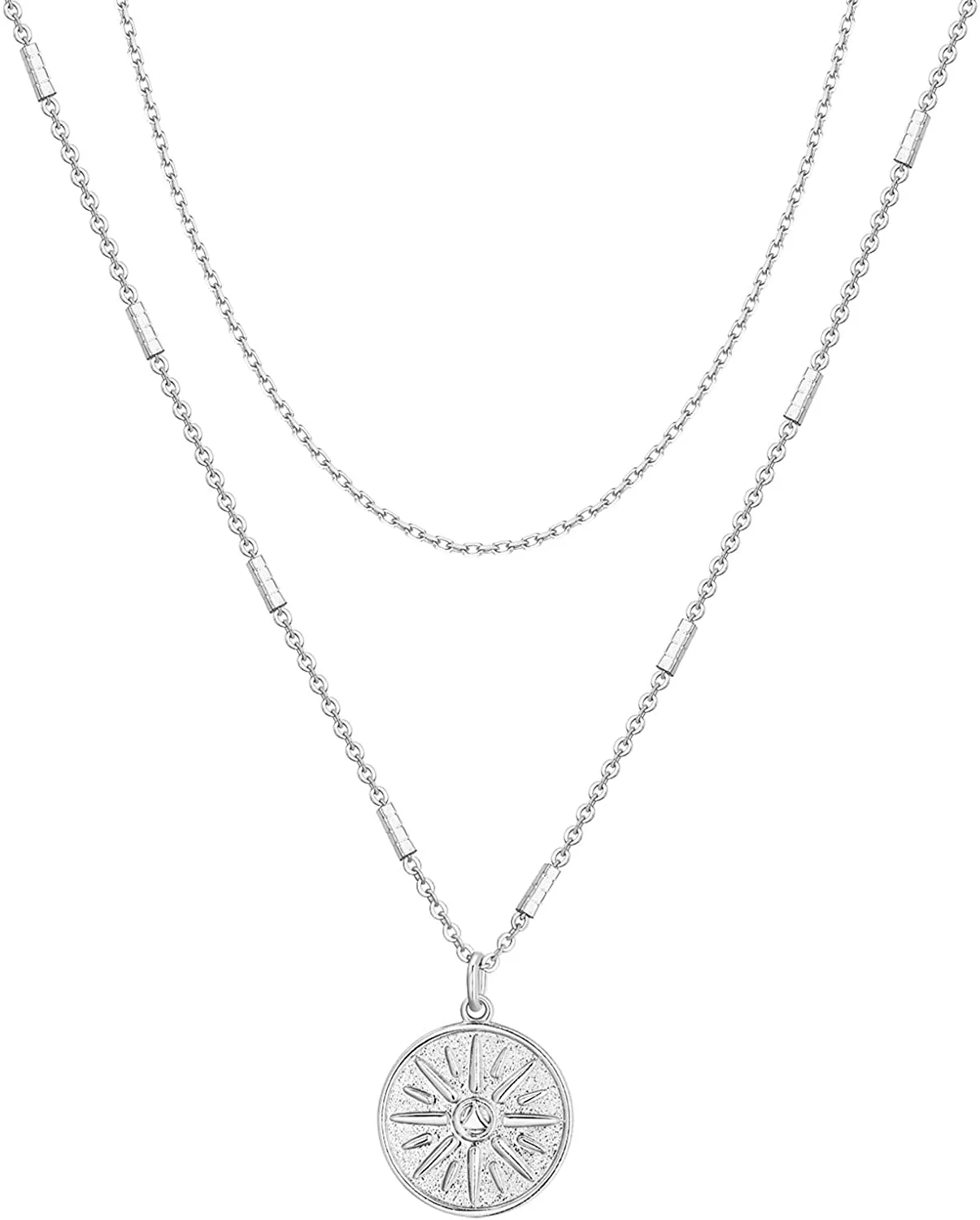 PAVOI 14K Gold Plated Star, Coin, Butterfly, Lightning Cluster Pendant Necklace for Women