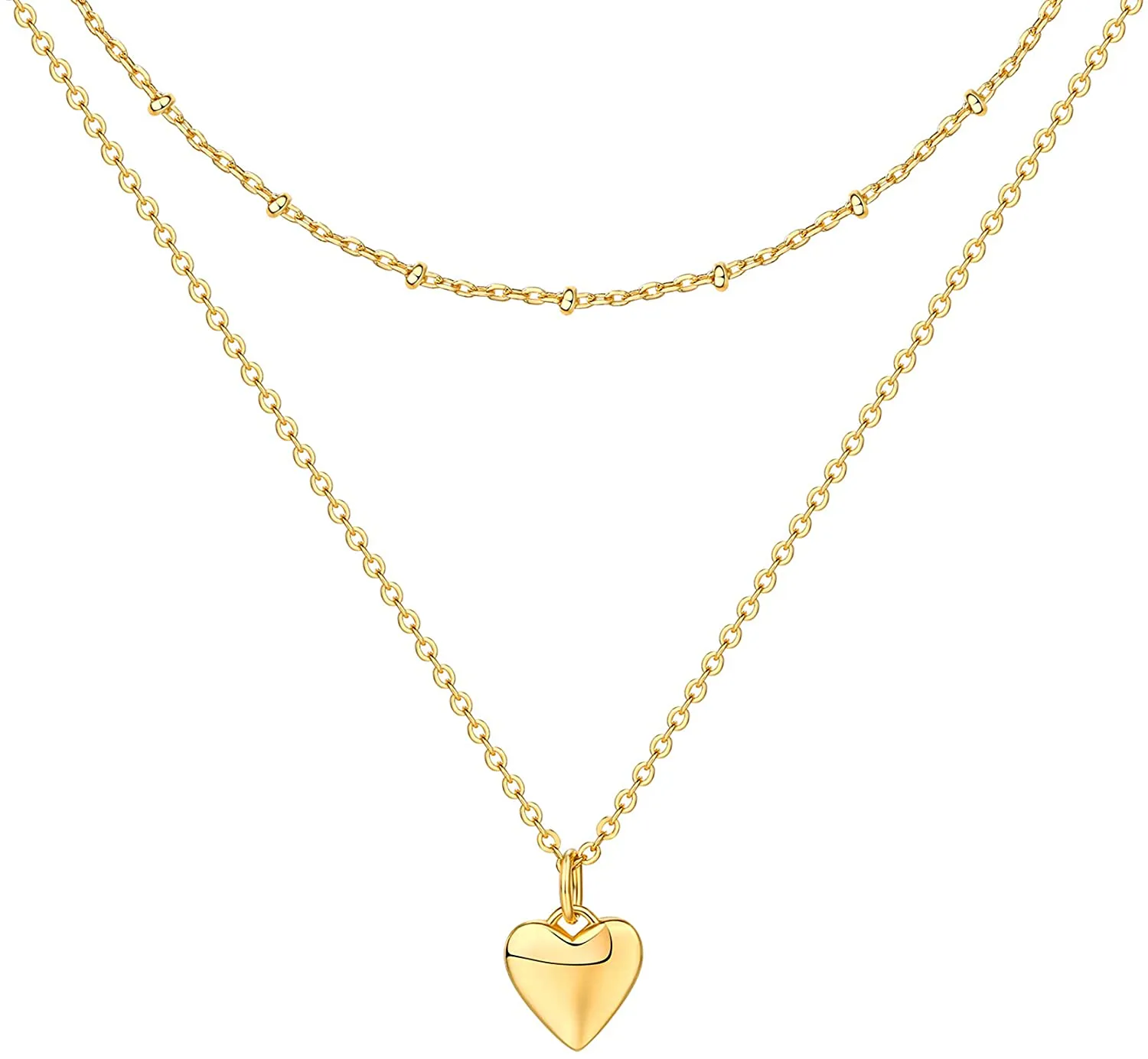 PAVOI 14K Gold Plated Star, Coin, Butterfly, Lightning Cluster Pendant Necklace for Women