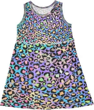 Plaaee Girls Sleeveless Dress Cute Panda Bear Sundress for Casual Home Party Beach 2T