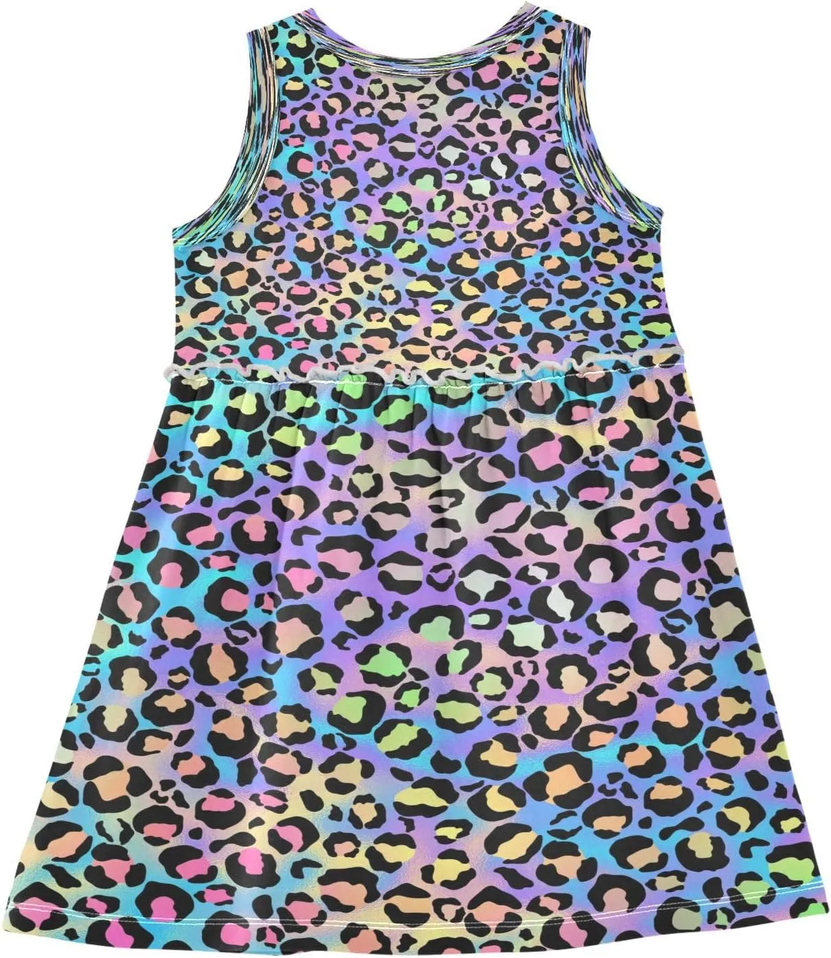 Plaaee Girls Sleeveless Dress Cute Panda Bear Sundress for Casual Home Party Beach 2T