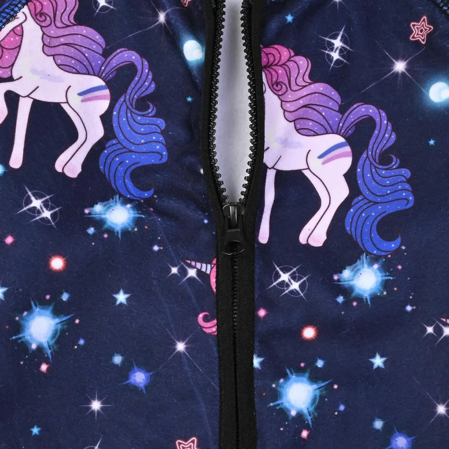 QPANCY Girls Fleece Jackets Zip Up Hoodie Kids Fall Winter Warm Sweatshirts Clothes with Pockets