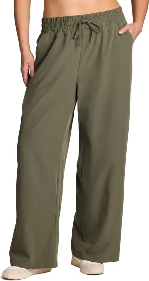 RBX Active Women's Plus Size Wide Leg Pant, Lightweight Relaxed Fit Quick Dry Weekend Pant with Pockets