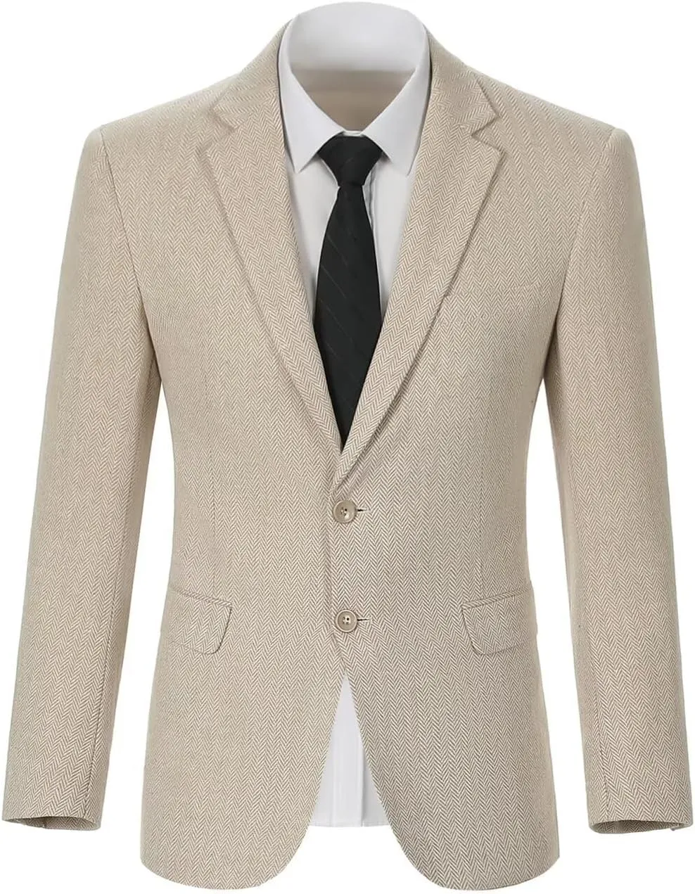 Retro Herringbone Mens Suit Jackets Tweed Slim Fit Sport Coats Prom Business Blazer Casual Men Tux Jacket Wedding Blazers