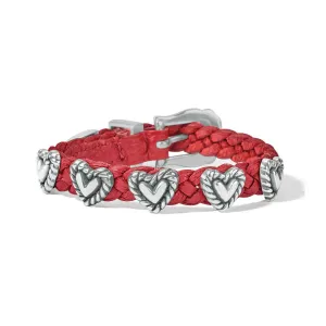 ROPED HEART BRAIDED BRACELET