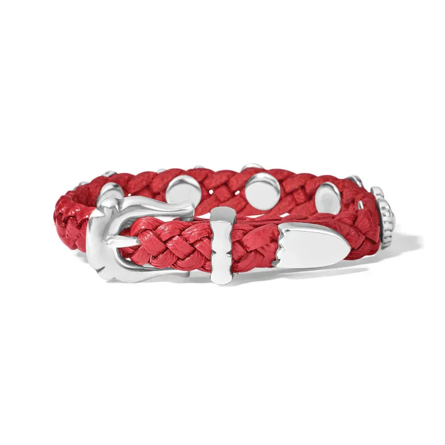 ROPED HEART BRAIDED BRACELET