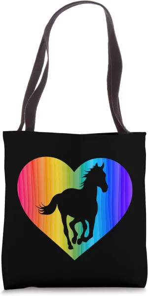 Rustic Equine Style Horse Love Simple Horse Barn Aesthetic Tote Bag