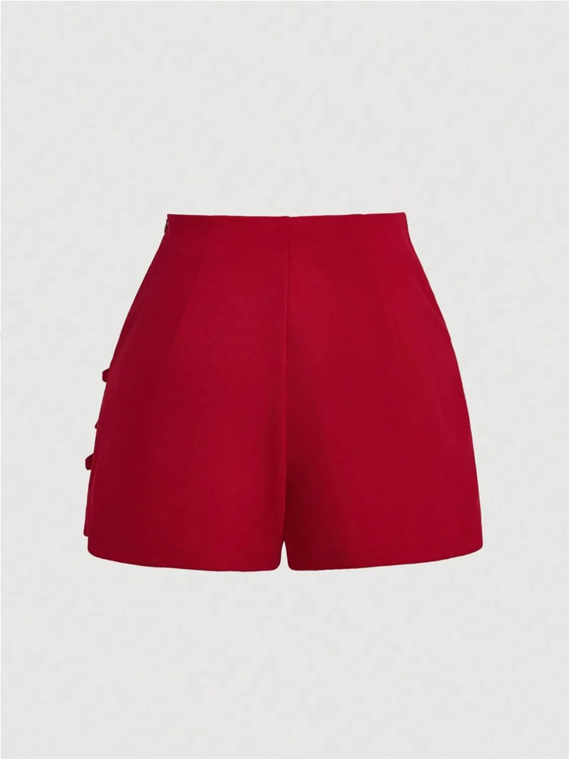 SHENHE Women's Bow Mini Skirt Coquette Side High Waist Zip Back Bodycon Summer Short Skirt Skort