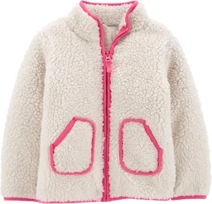 Simple Joys by Carter's Baby Girls' Hooded Sherpa Jacket