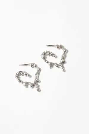Small Miriam Earrings Silver