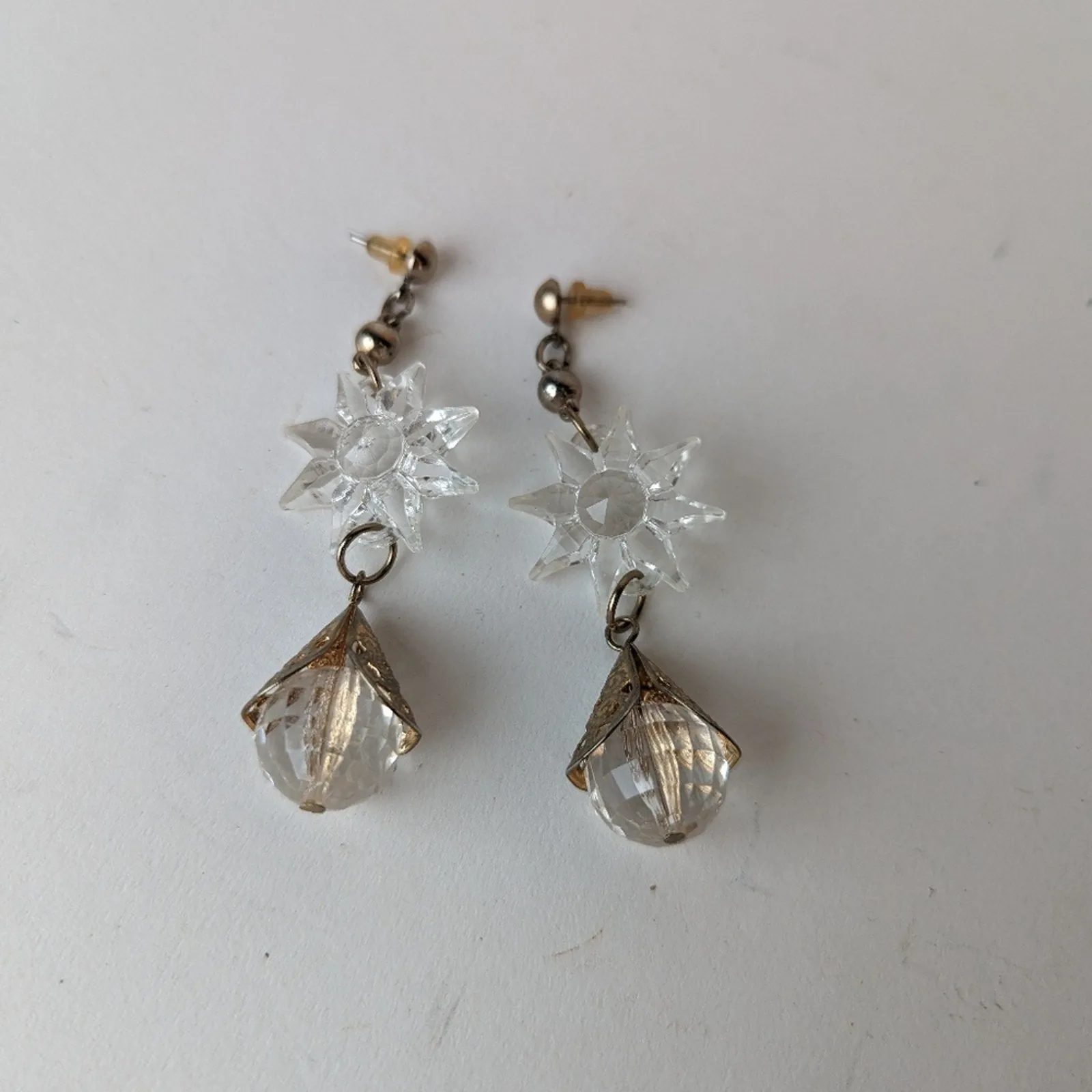 Star Acrylic Teardrop Earrings