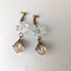 Star Acrylic Teardrop Earrings
