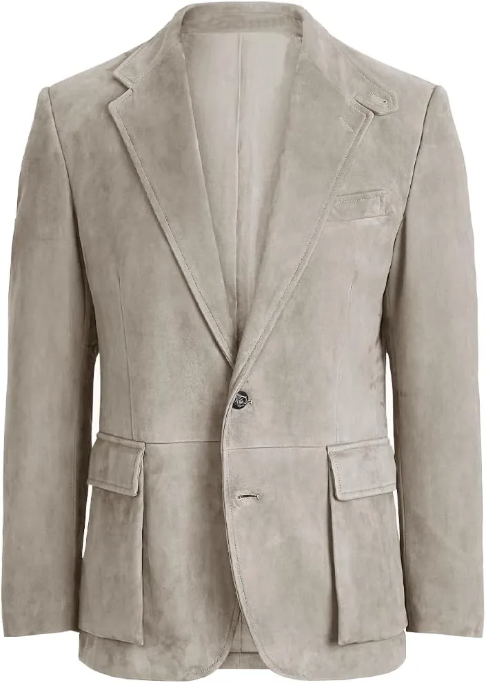 Suit for Men Suede Winter Jacket Slim Fit Single Breasted New in Suits & Blazers Mens Sport Coats Jacket