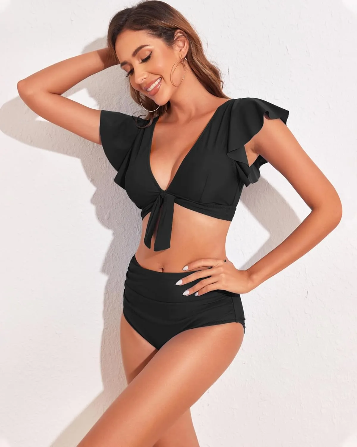 Tankini Swimsuits for Women Tummy Control Bathing Suits Tankinis High Waisted Bikini Sets Modest Swim Suit 2 Piece