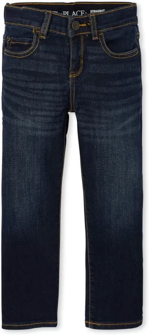 The Children's Place,Boys,Stretch Straight Leg Jeans,Potter Wash,5