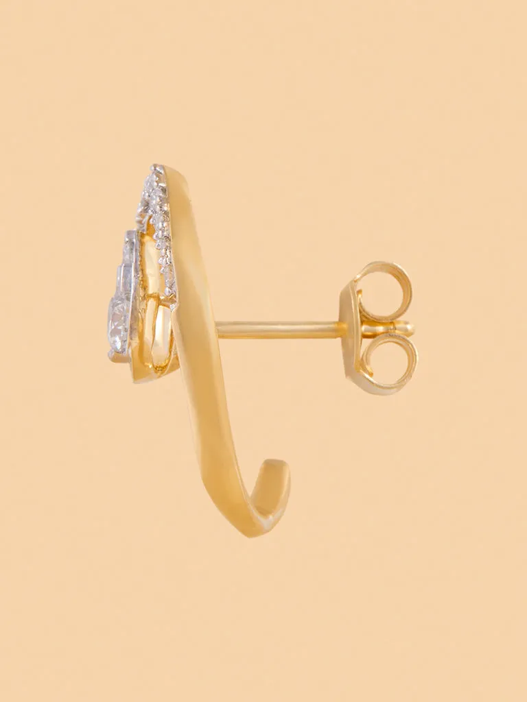 Westside X Pome Elegant Teardrop Lab Diamond Earrings
