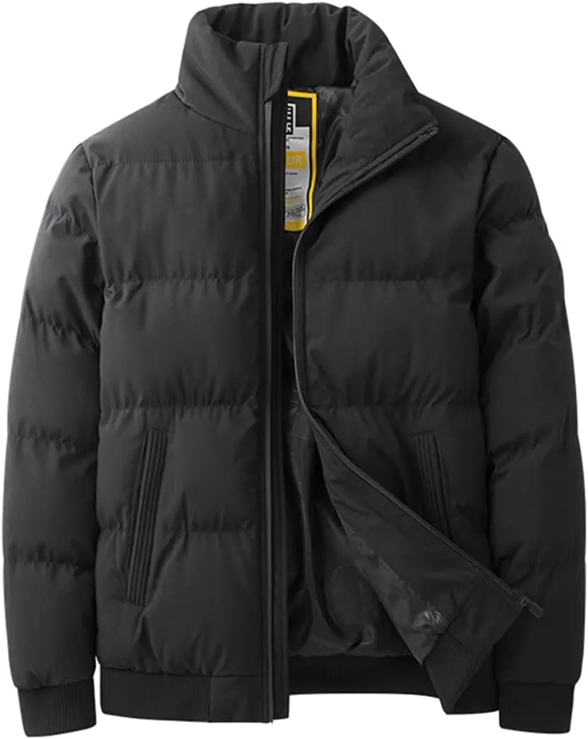 Winter Men's Parka Jacket Thick Warm Coat Stand Collar Casual Jackets Cotton Padded Winter Parkas Plus Size 8XL