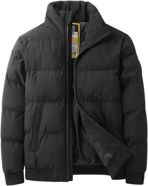 Winter Men's Parka Jacket Thick Warm Coat Stand Collar Casual Jackets Cotton Padded Winter Parkas Plus Size 8XL