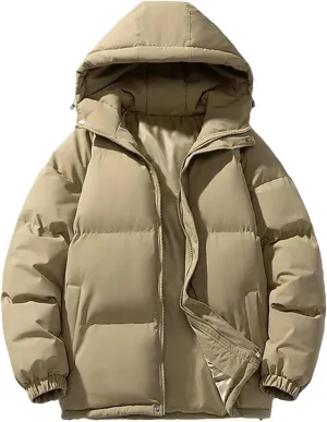 Winter Parkas Men Cotton-Padded Coats Men Puffer Jackets Outdoor Hooded Coat Casual Windbreaker Thick Warm Men Jacket