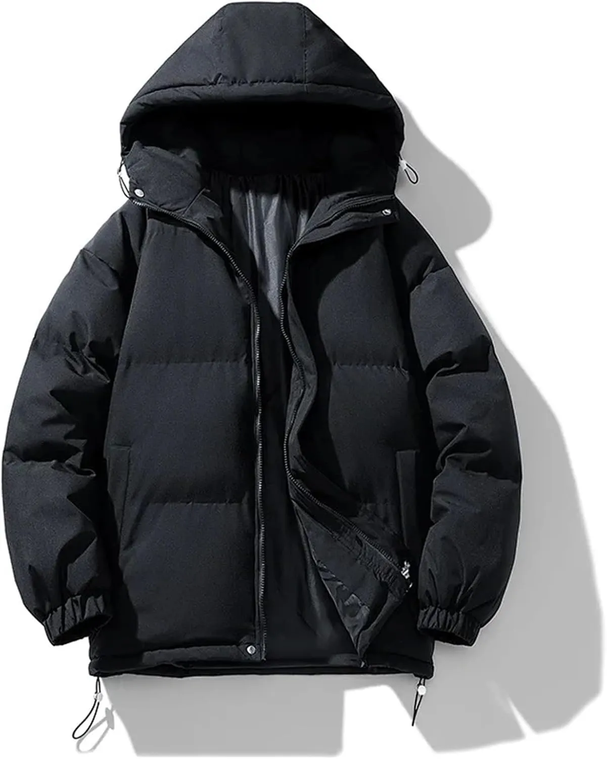 Winter Parkas Men Cotton-Padded Coats Men Puffer Jackets Outdoor Hooded Coat Casual Windbreaker Thick Warm Men Jacket