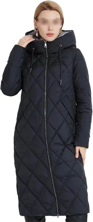 Winter Women Jacket Lengthened Style Padded Parka Thickened Warm Cotton Coat
